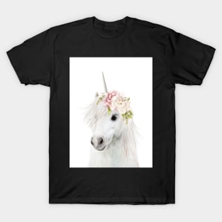 Floral Unicorn T-Shirt